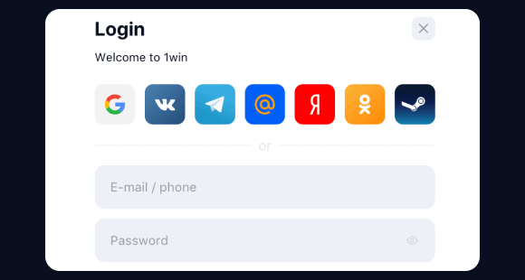 Log In and Start Log In and Start